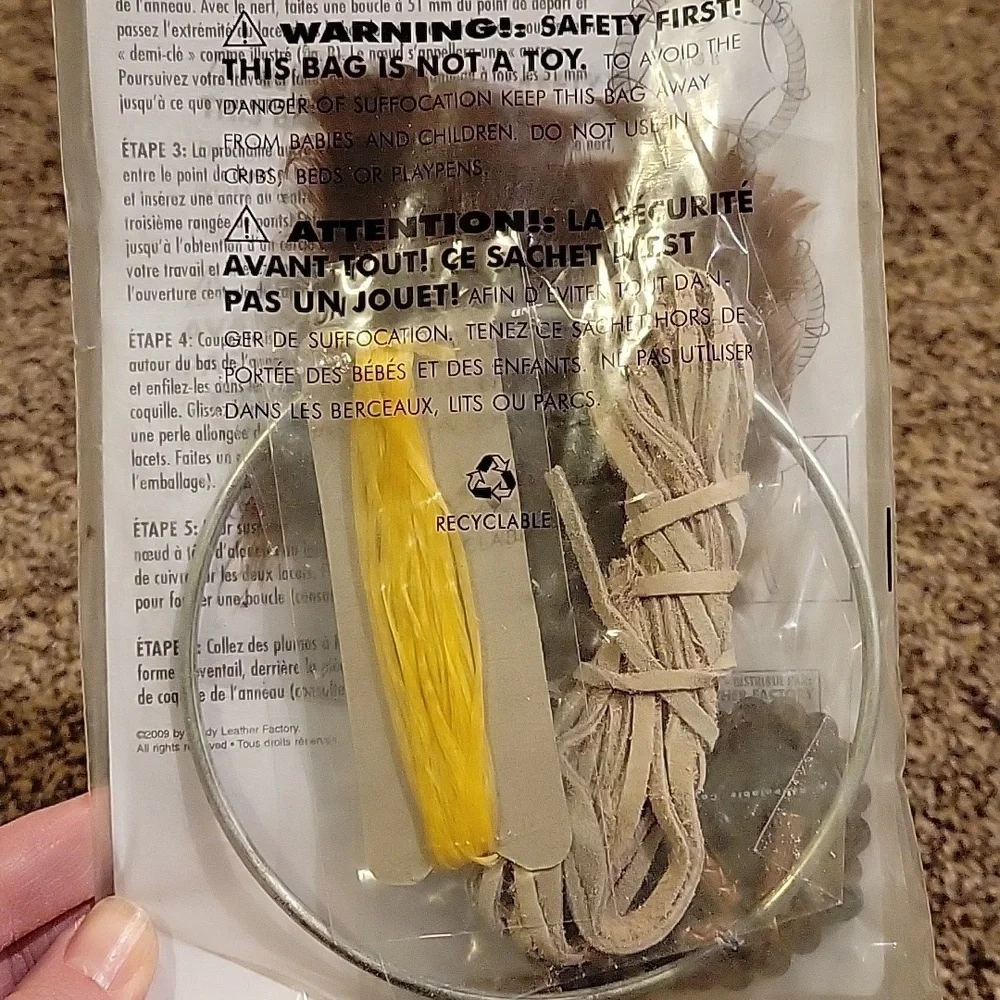 2 Tandy leather factory copper sky dream catcher kits